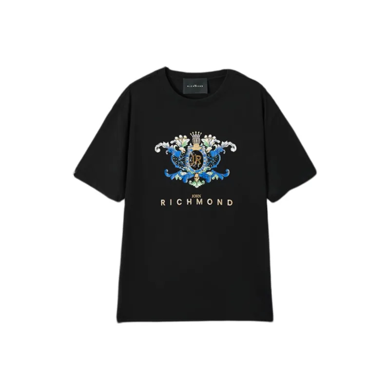JOHN RICHMOND Drop Shoulder Sleeve T Shirt Men's-0