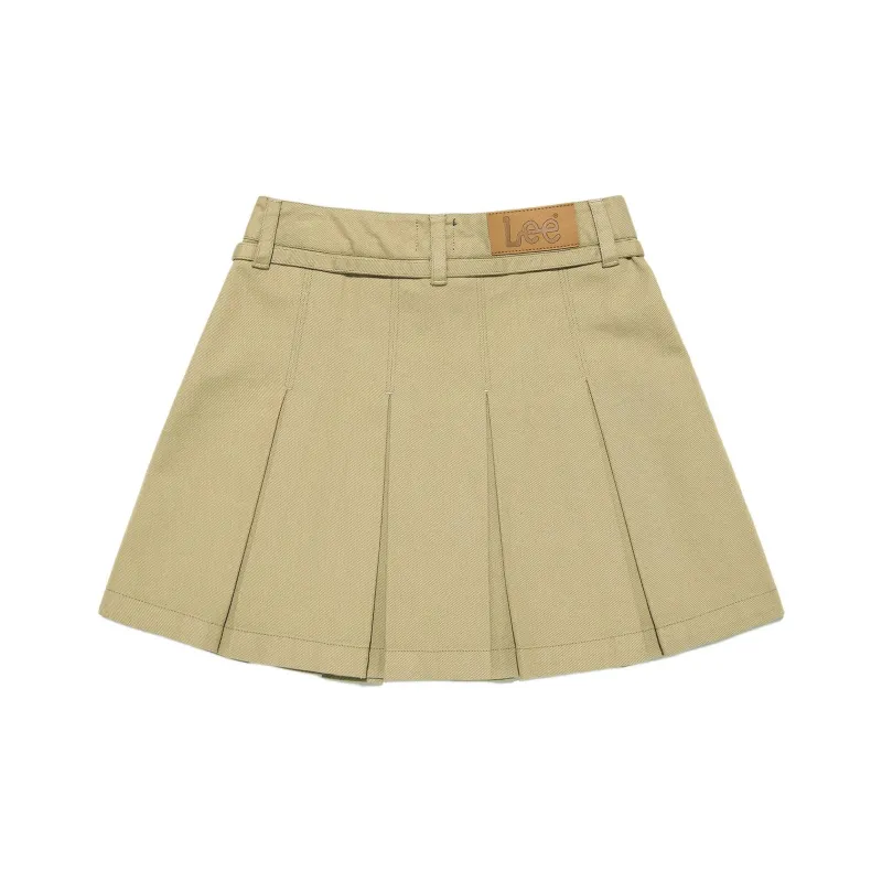 Lee Casual Short Skirts Women's Beige-1