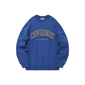COVERNAT Sweatshirt Fall Unisex Blue