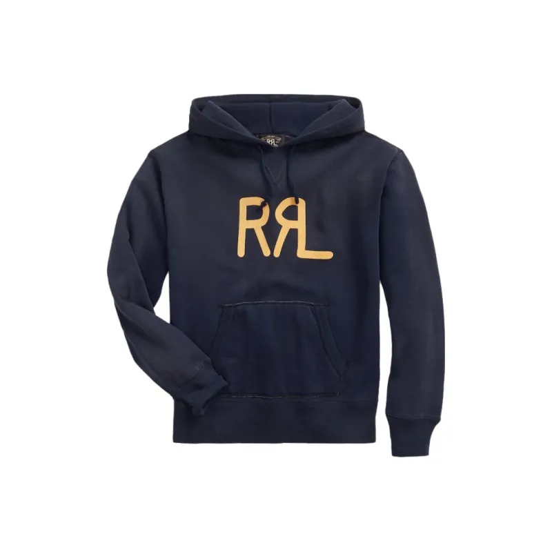 Ralph Lauren Rrl Logo print Drawstring Hoodie-0