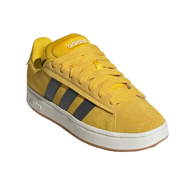Adidas GRAND COURT ALPHA Anti Slip Wear Resistant Low Top Skateboard Shoes Men's Yellow-2