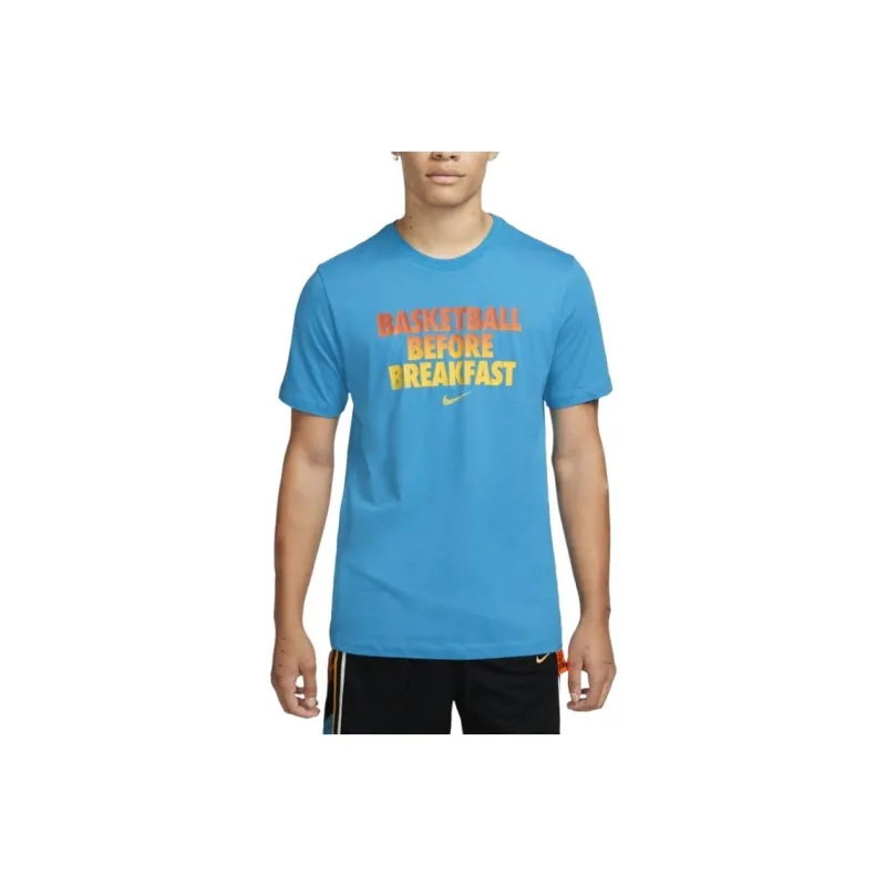 Nike T Shirts Men Blue-0
