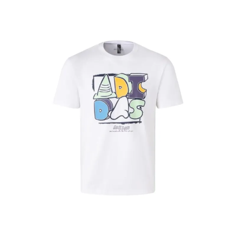 Adidas T Shirts Men White-0