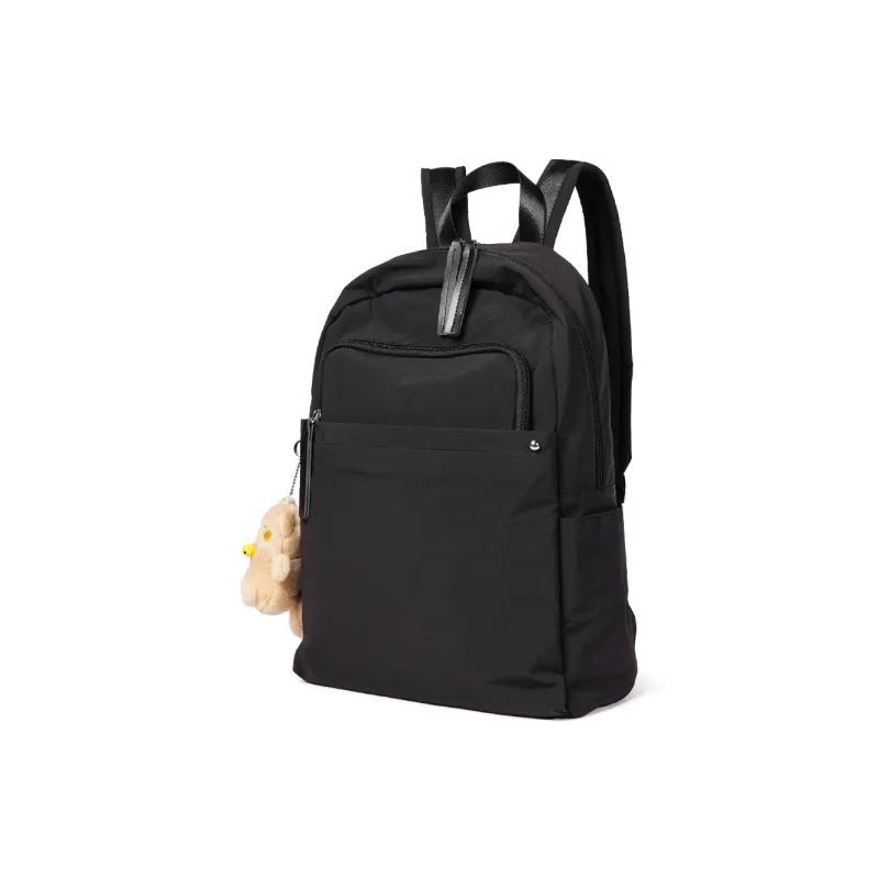 Dubaolu Fabric Backpack Large Size Unisex Black/Khaki/Gray-2