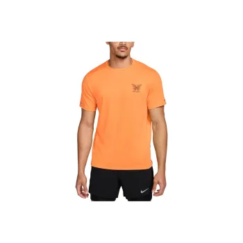 Nike Rise 365 Running Division Dri-FIT Running Top T-Shirt Men's Bright Orange