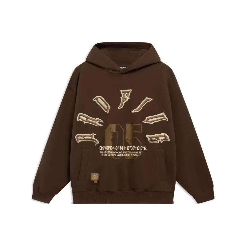 LiNing Sports Basketball Collection Sweatshirt Unisex Earth Brown-0