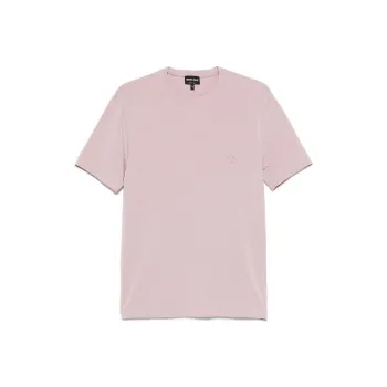 GIORGIO ARMANI Logo embroidered T shirt