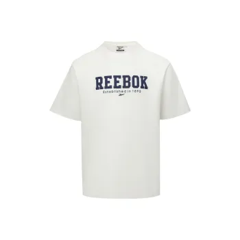 Reebok T Shirts Unisex White