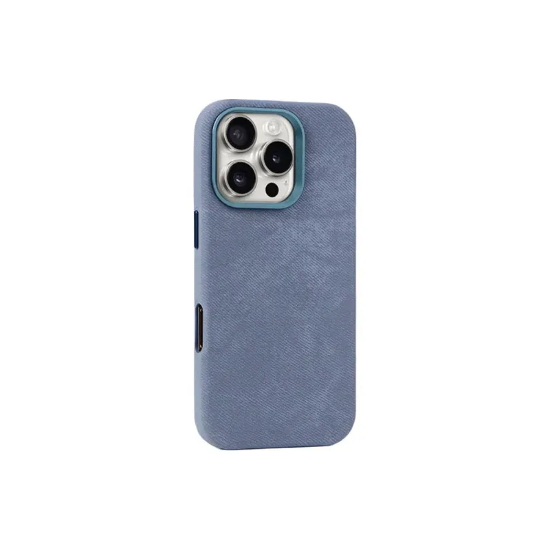 TXBX Leather Material Technical Fabric Magnetic Phone Case Compatibility With Apple 16/15/14/13/12 Collection-3