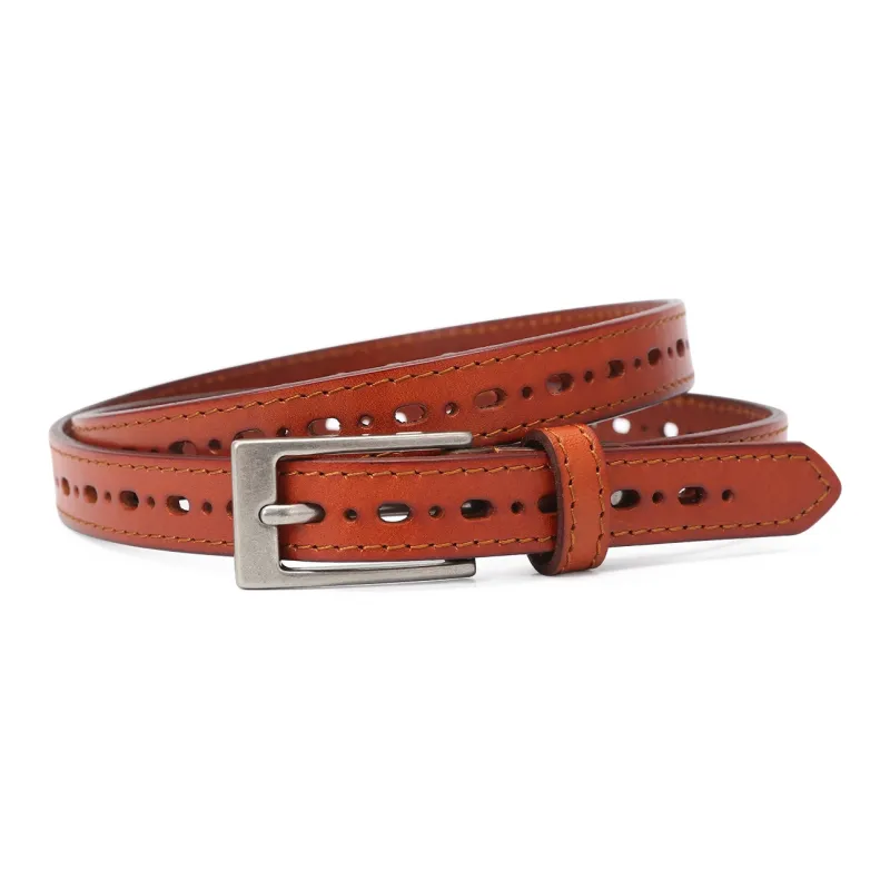 CATELLES Top Grain Cow Leather Belts Women's 1.8cm-10
