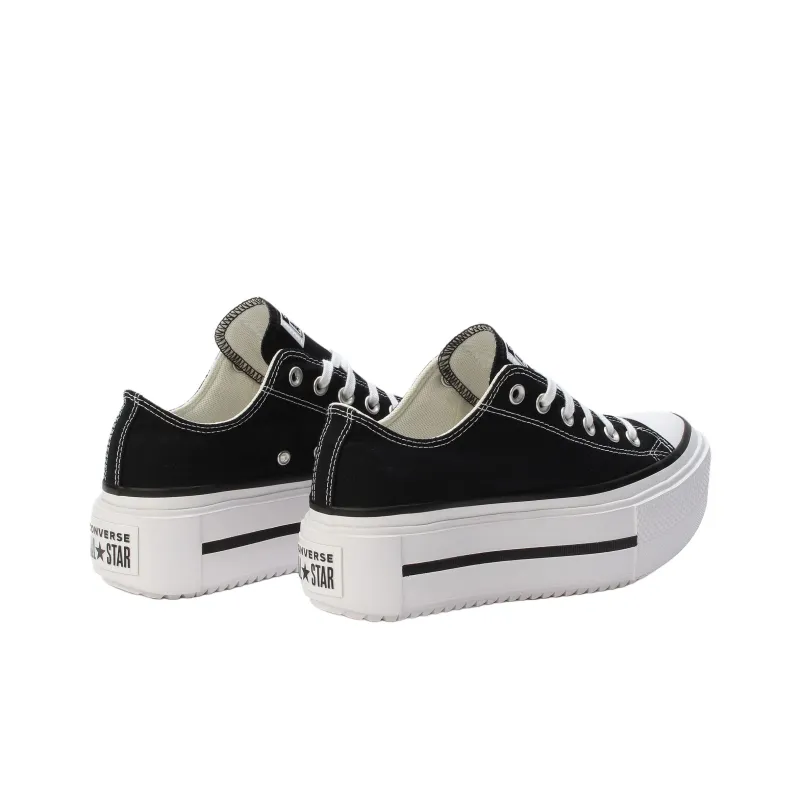 Converse Chuck Taylor All Star Lift Double Stack Low 'Black White'-3