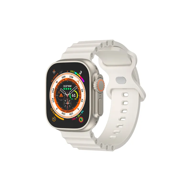 IKYOU Watch Bands Apple Compatibility 235mm Silicone Material-1