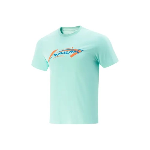 LiNing T Shirt Unisex Island Blue