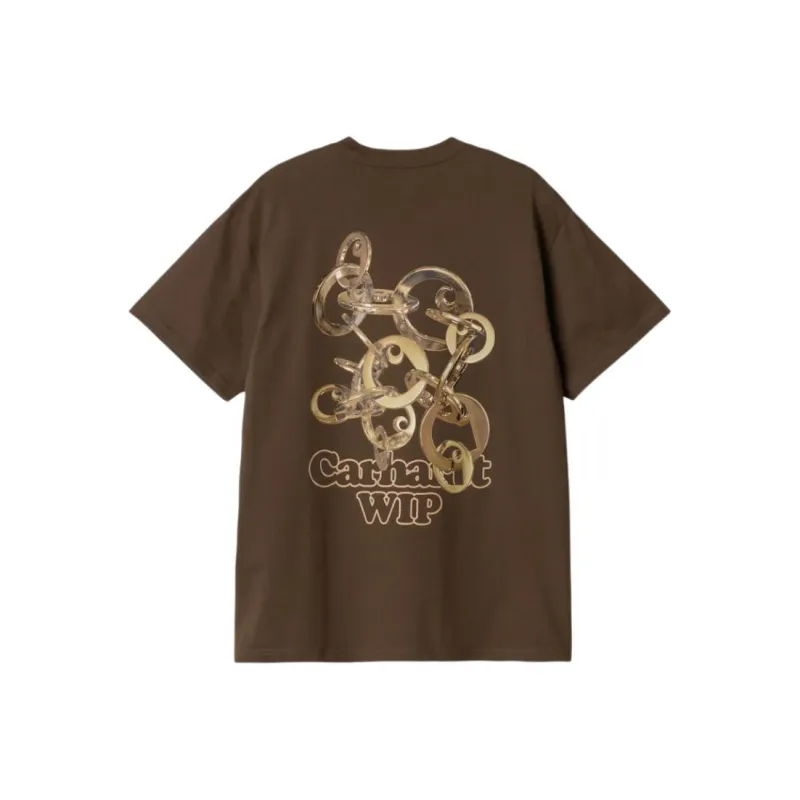 Carhartt WIP T Shirts Men Brown-0
