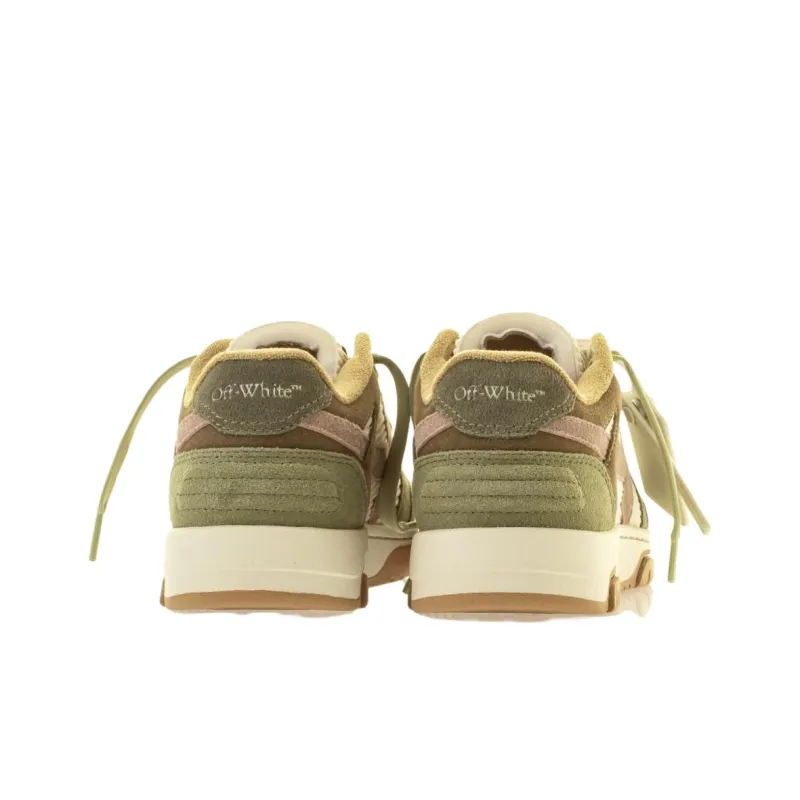 OFF WHITE Out Of Office Low Top Skateboard Shoes Women's Green-2