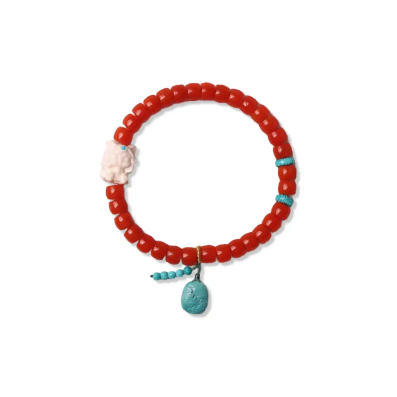 Xiangyan Southern Red Agate Fine Jade Bracelets Unisex-0