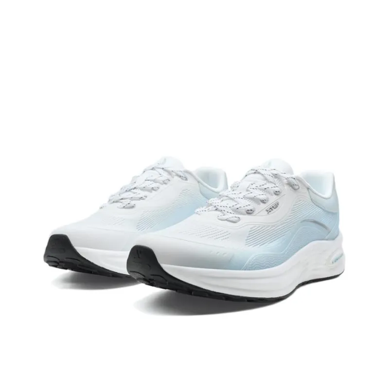 XTEP Fresh Look 2.0 Wear Resistant Wide Coverage Lightweight Low Top Casual Shoes Men's White Blue-2