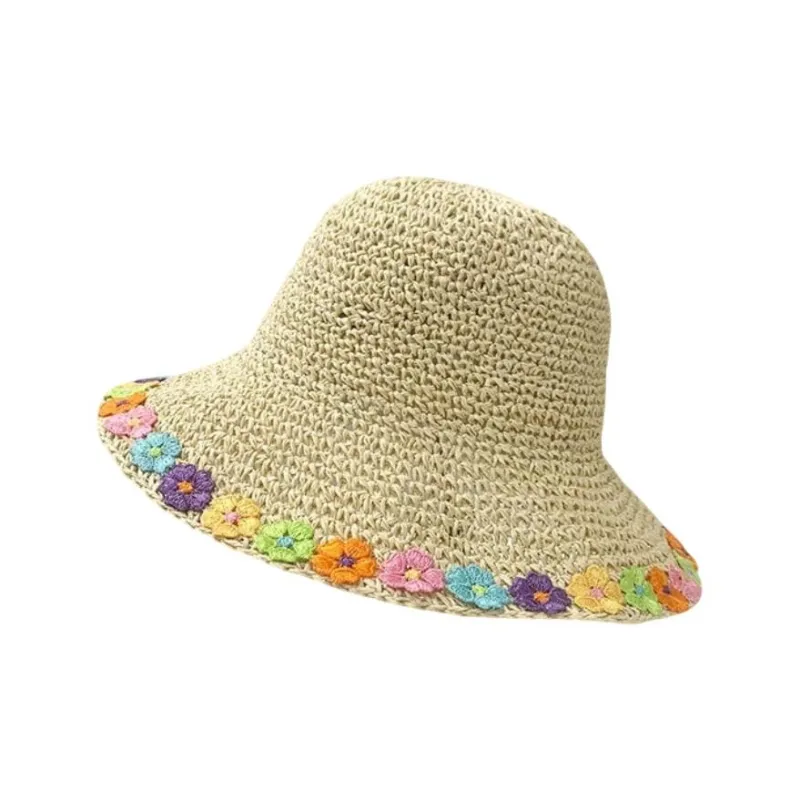 MITHAOL KUSC Straw Woven Bucket Hats Women's-8