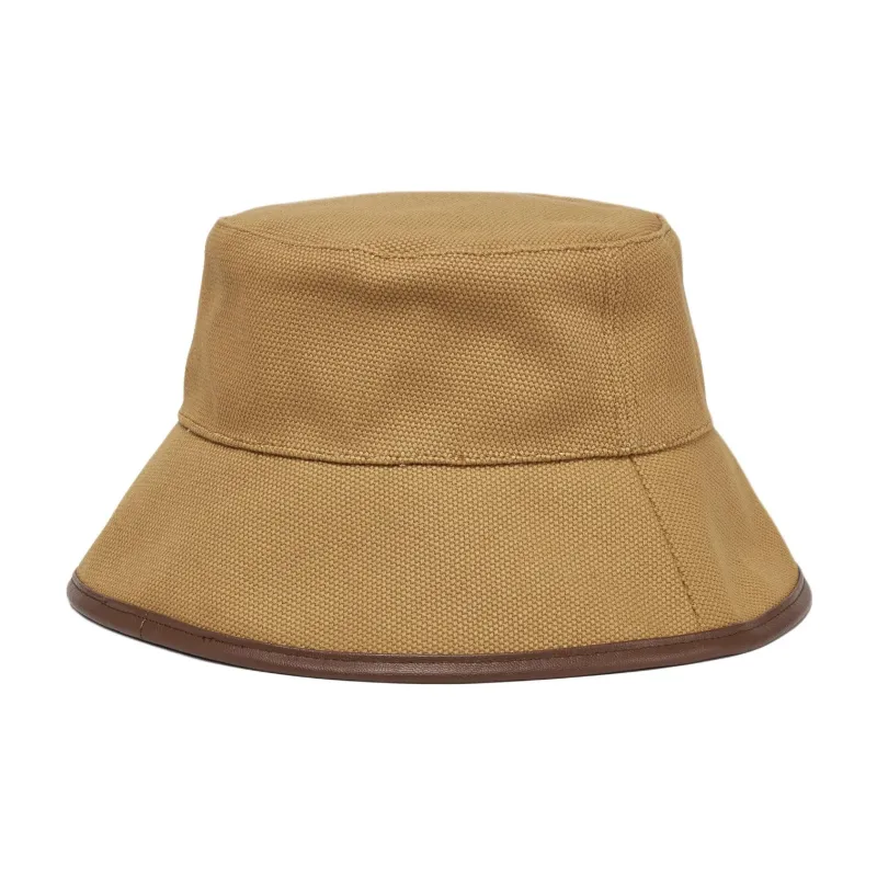 MaxMara Cotton Bucket Hats Women's Brown-1