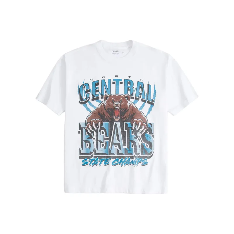 Hollister T Shirts Men White-0
