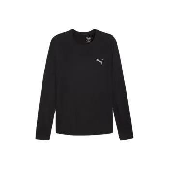 PUMA SEASONS Long Sleeve Tee T-Shirt Men's Black