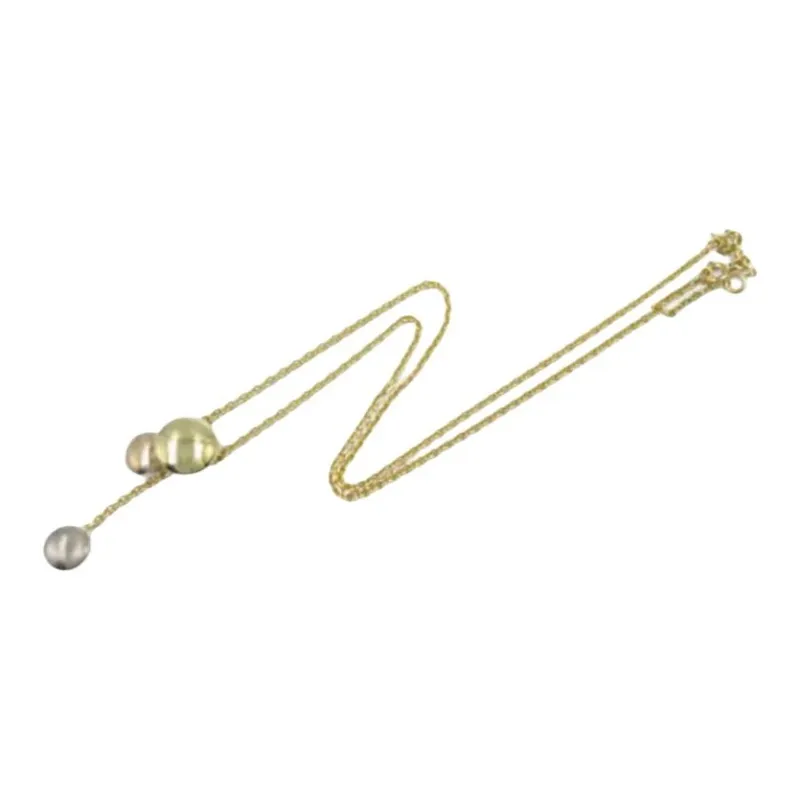 Cartier 2010s 18K Gold And Sterling Silver Sweet Trinity Necklace-1