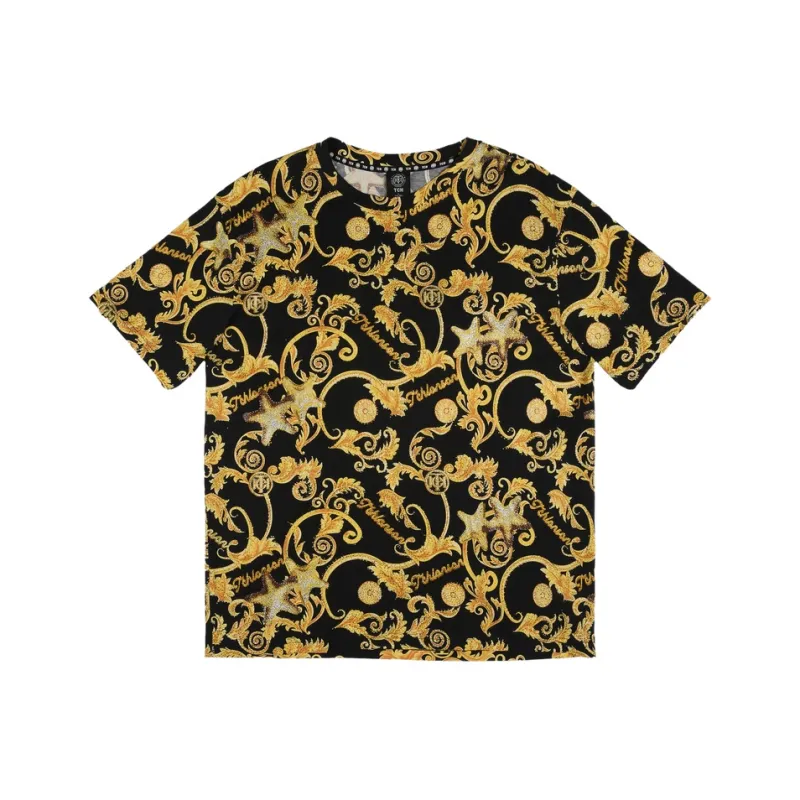 TCH T Shirt Unisex Black Base Gold Logo-0