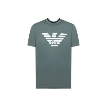 EMPORIO ARMANI Pima jersey T shirt With Logo Print