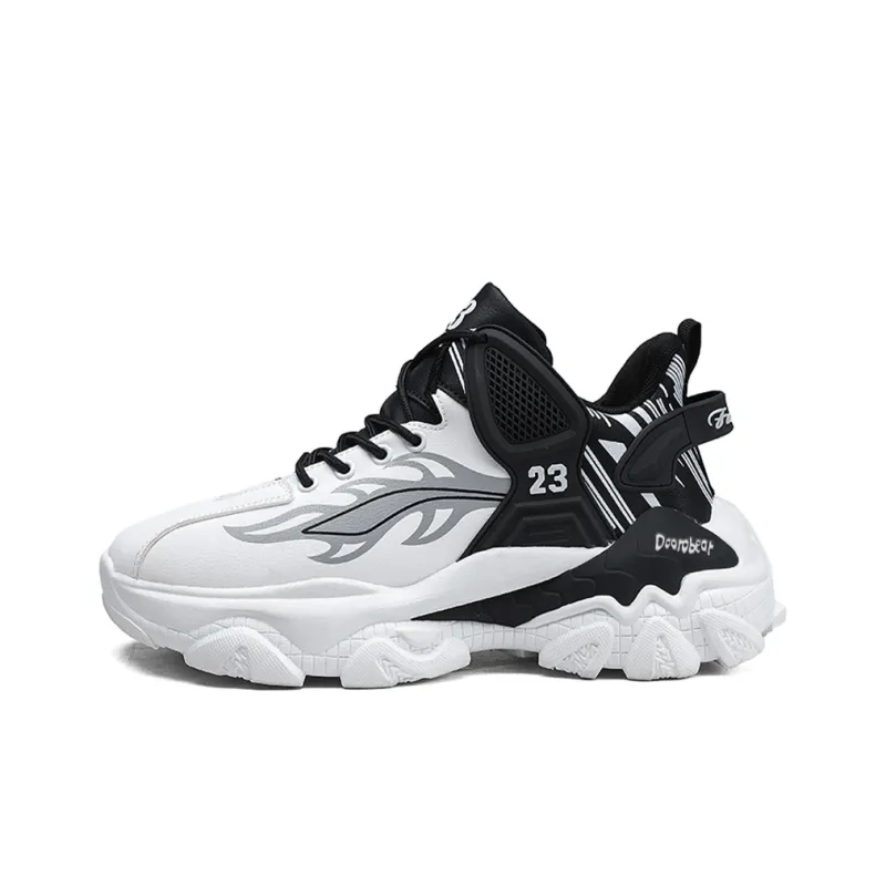 Budding Bear Anti Slip And Wear Resistant Lightweight Height Increasing Coverage Low Top Chunky Sneakers Men's-5