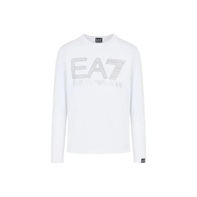 EMPORIO ARMANI EA7 SS24 T Shirt Unisex White-0