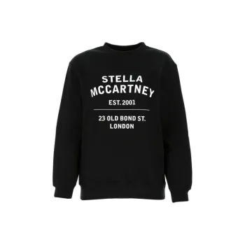 Stella McCartney Sweatshirts Unisex Black