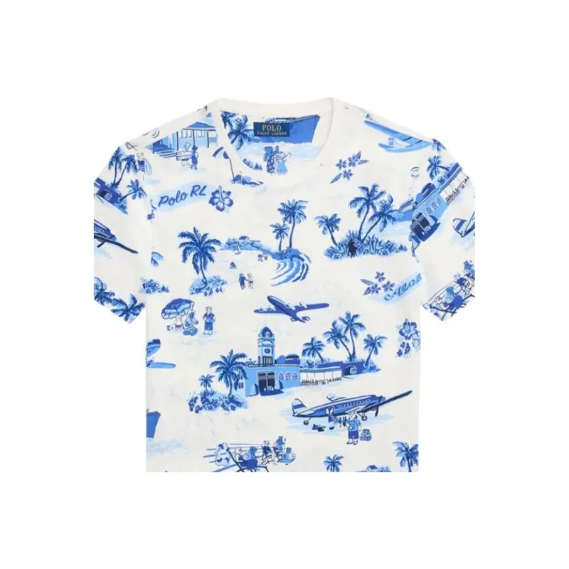 Polo Ralph Lauren Holiday print T shirt-4