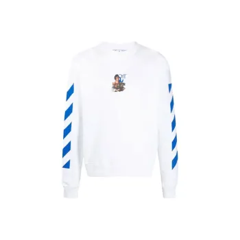 OFF-WHITE Caravag Boy Marker Slim Crewneck 