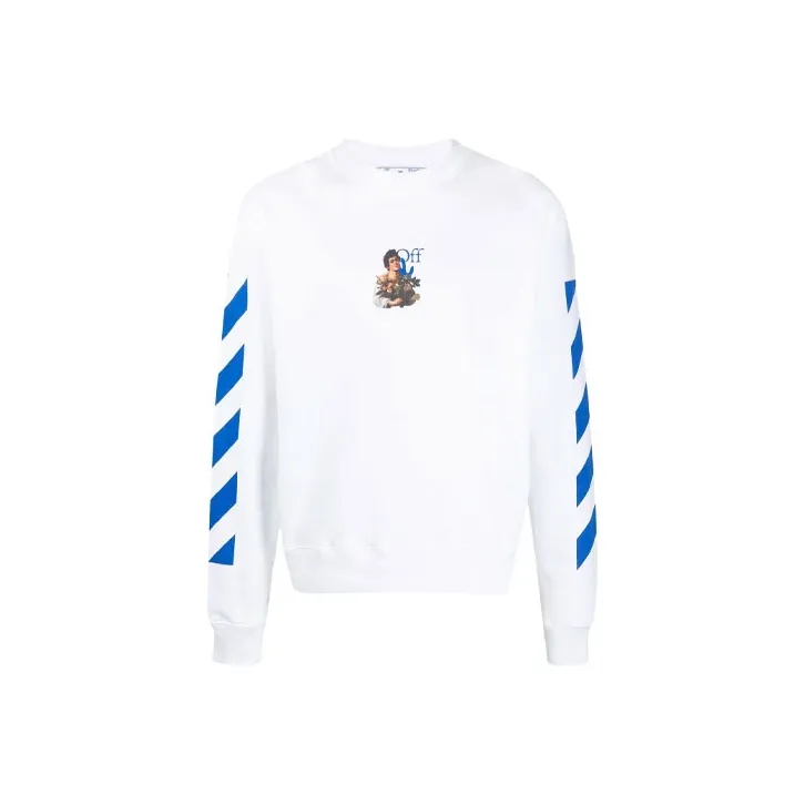 OFF WHITE Caravag Boy Marker Slim Crewneck-0