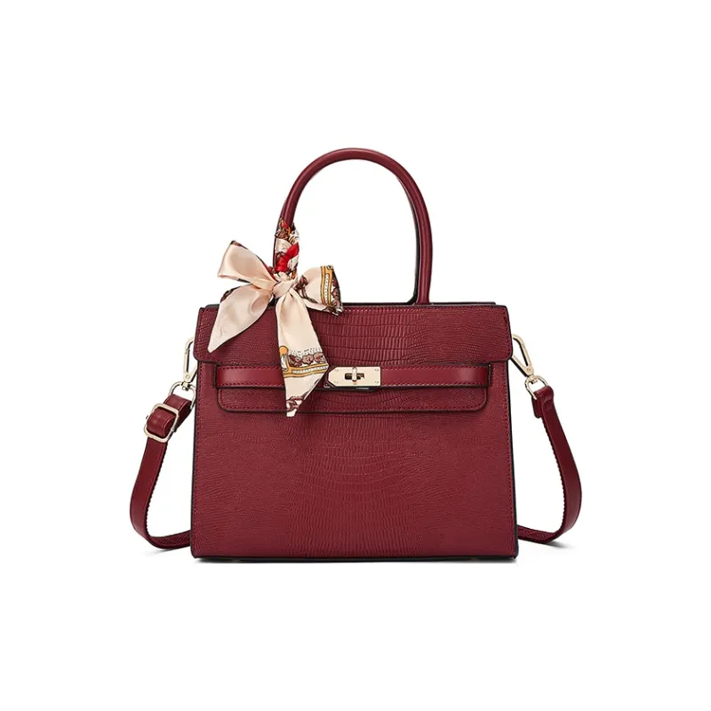 ST&SAT Synthetic Leather Shoulder Bag, Crossbody Bag, Handbag Regular Women's Red-0