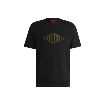 HUGO BOSS Embroidered Cotton T shirt