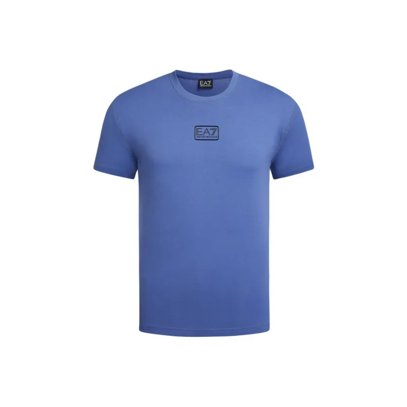 EMPORIO ARMANI EA7 SS24 T Shirt Men's Royal Blue-0