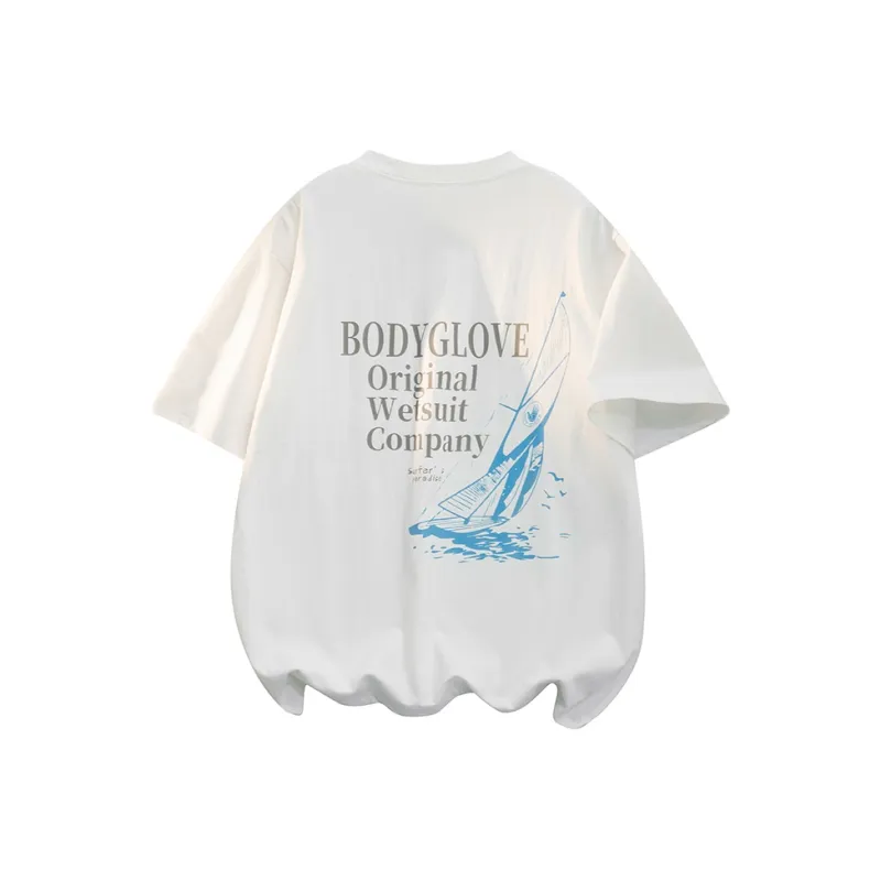 BODY GLOVE Drop Shoulder Sleeve T Shirt Unisex-2