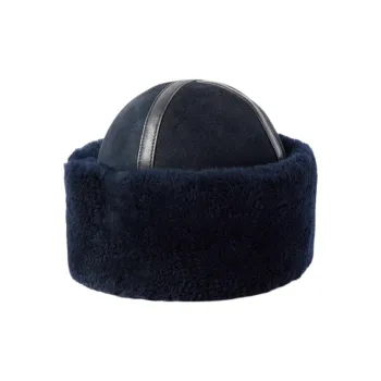 TOTEME Shearling Hats & Caps Women's Marine Blue