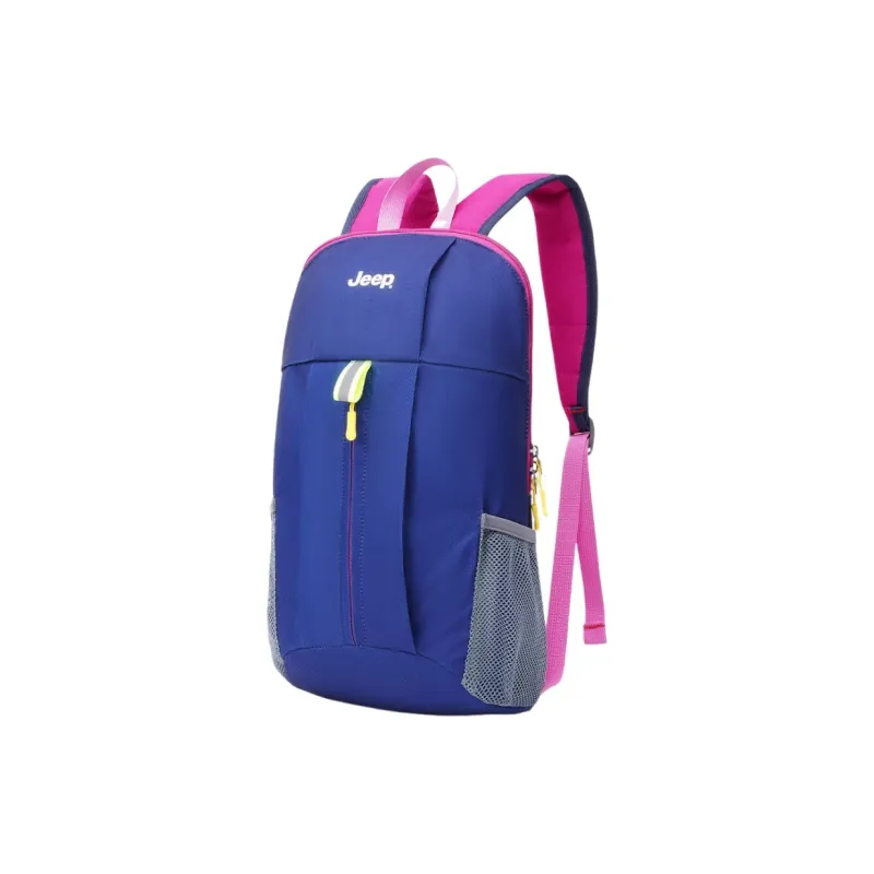 Jeep Nylon Backpack Unisex Red Blue-0