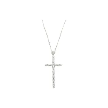 Cartier 2010s Pre owned 18kt White Gold Diamond Pendant Necklace