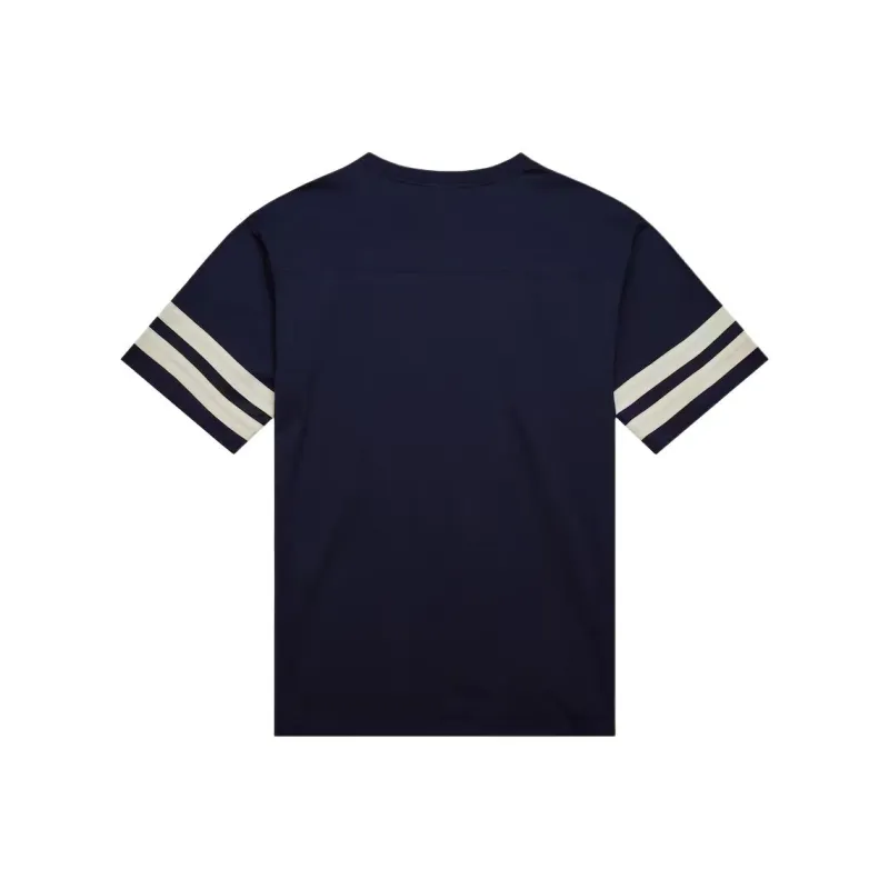Mitchell & Ness x NCAA UConn Huskies Vintage Logo Heavyweight Yoke T Shirt Men's Marine Blue-1