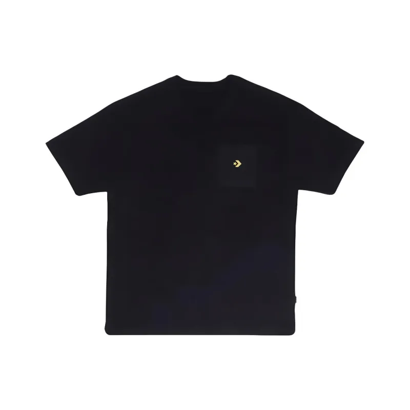Converse Camiseta Go-to Rose Pocket Preto T-Shirt Unisex Black-0