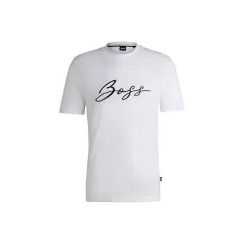HUGO BOSS Thompson 70 Logo Embroidered T Shirt