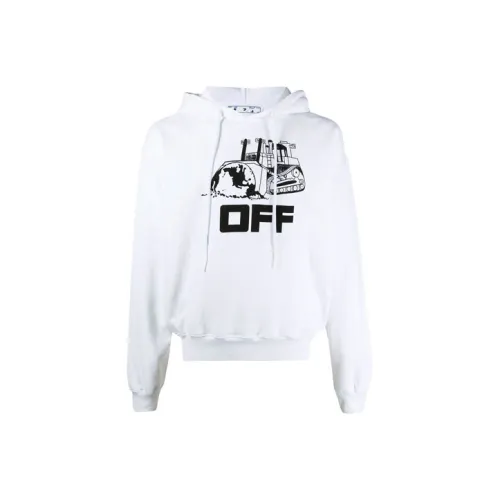 OFF WHITE Oversized Fit World Catepilla Print Hoodie
