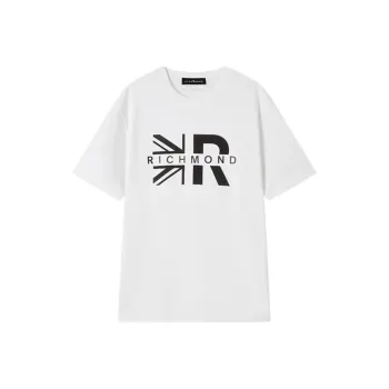 JOHN RICHMOND Drop Shoulder Sleeve T Shirt Men's