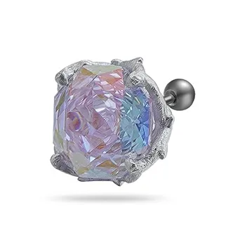 GUDUD Titanium Steel Stud Earrings Unisex-7