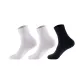 GL4024 Crew Socks 3 Pack (White/White/Black)