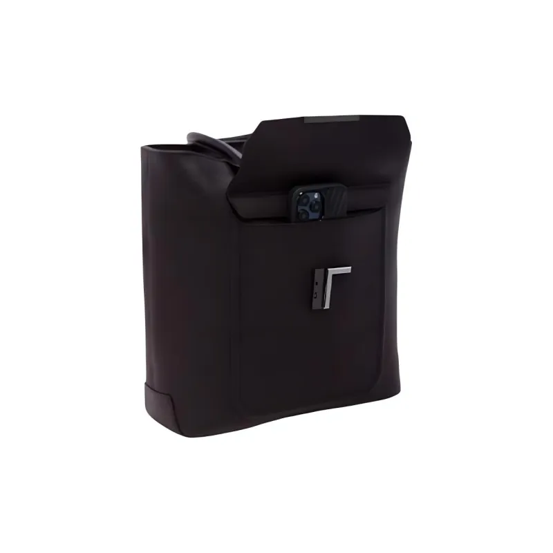 TUMI Cow Leather Tote Bag, Shopping Bag, Handbag Medium Size Men's Black-2