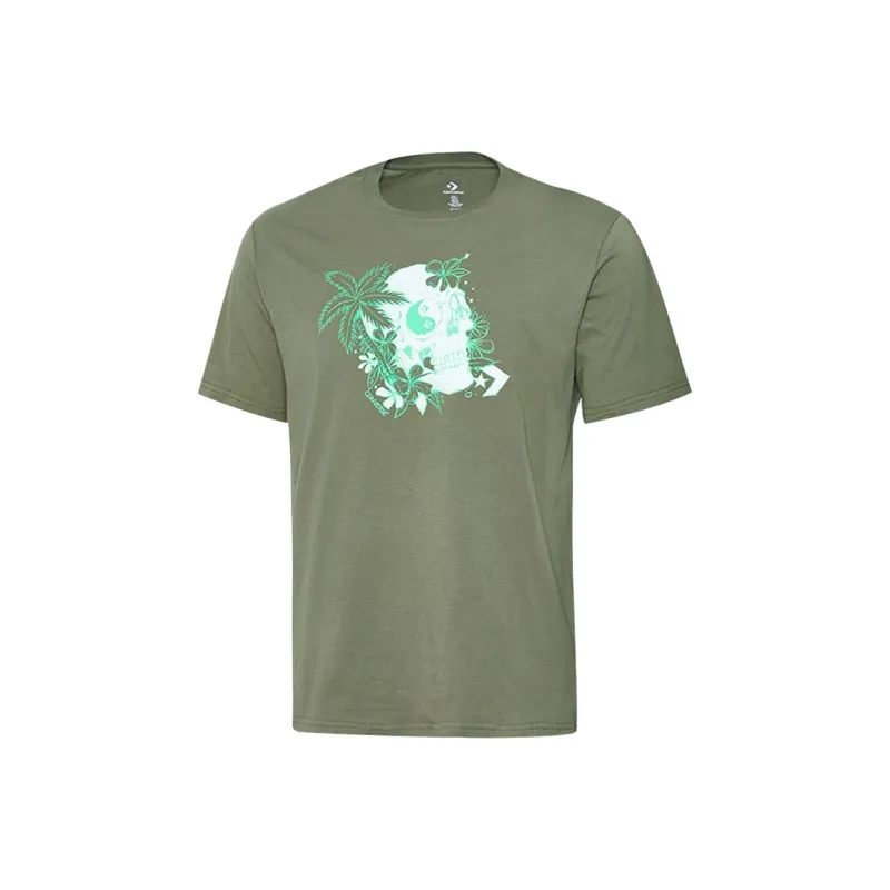Converse Graphic SS T Shirt Men's Green-0